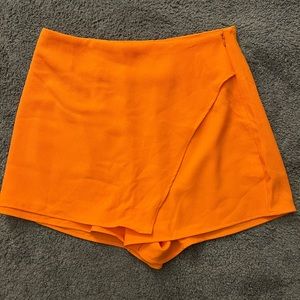 Bright Orange Skort